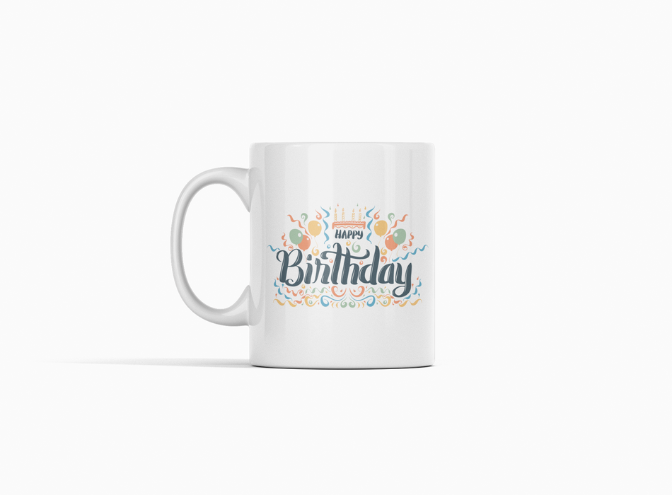 Mug Happy Birthday 11 Oz Ref. 19 x 1 Unidad