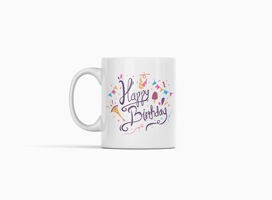 Mug Happy Birthday 11 Oz Ref. 21 x 1 Unidad
