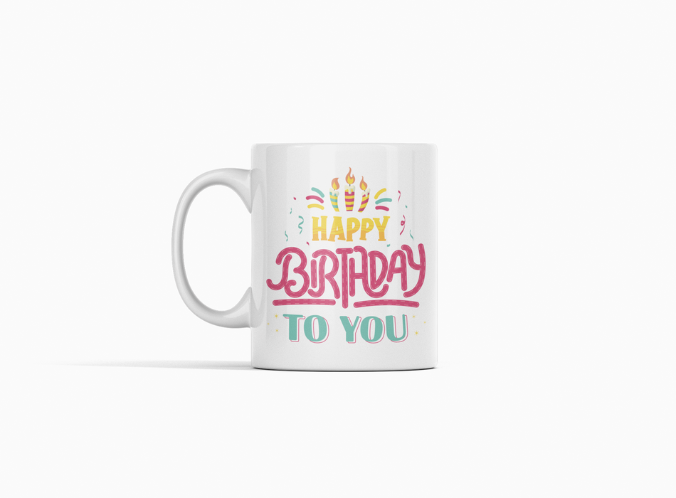 Mug Happy Birthday 11 Oz Ref. 39 x 1 Unidad