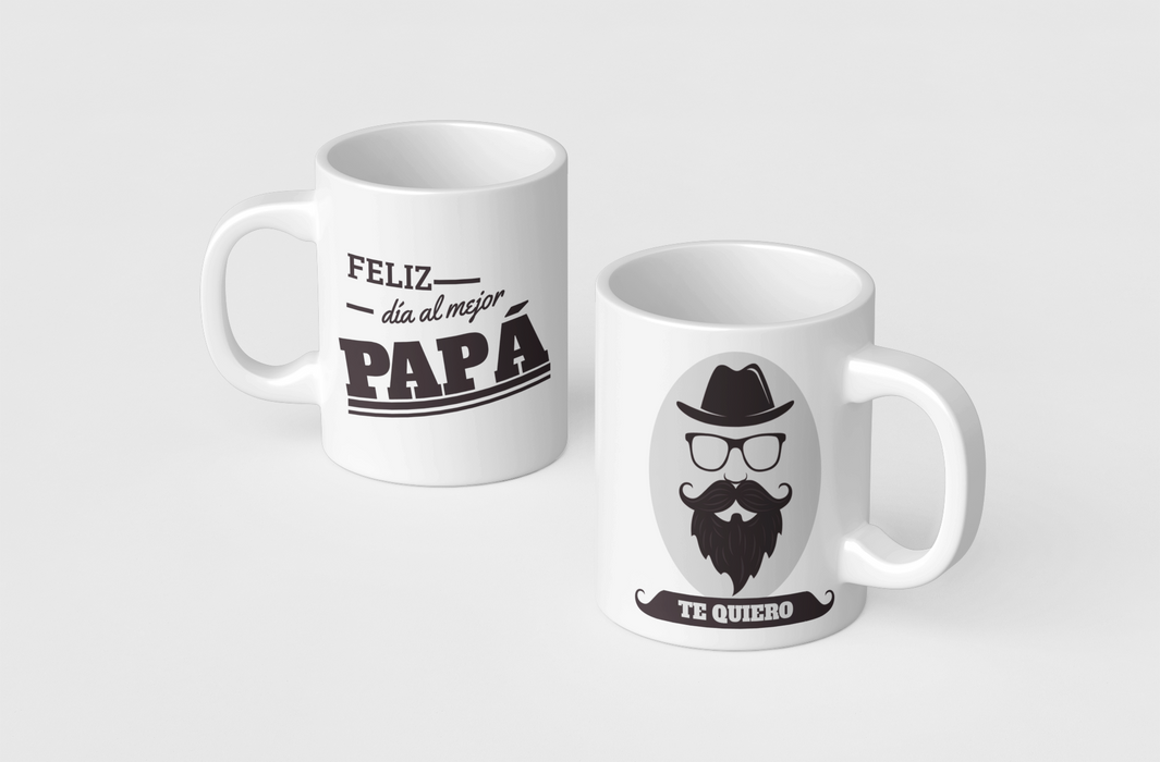 Mug Feliz Dia Padres 11 Oz Ref. 24 x 1 Unidad