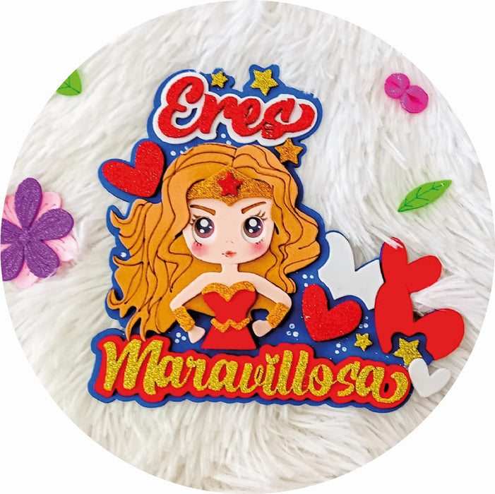 Pin Eres maravillosa paq x 1