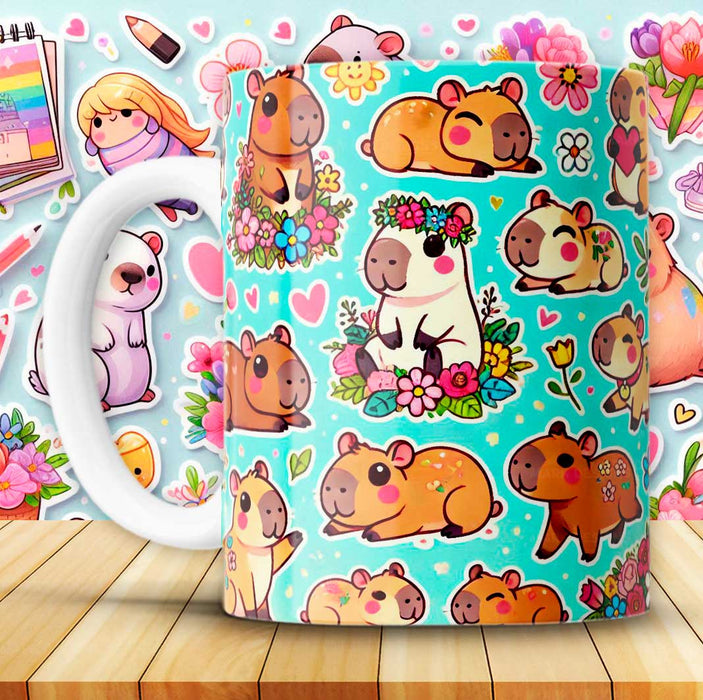 Mug San Valentin Capibara 11 Oz Ref. 34 x 1 Unidad