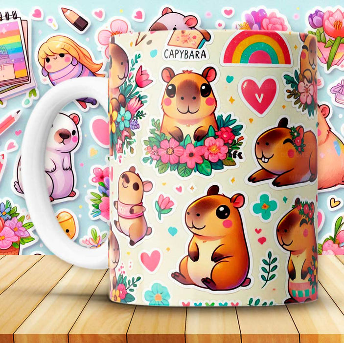 Mug San Valentin Capibara 11 Oz Ref. 29 x 1 Unidad
