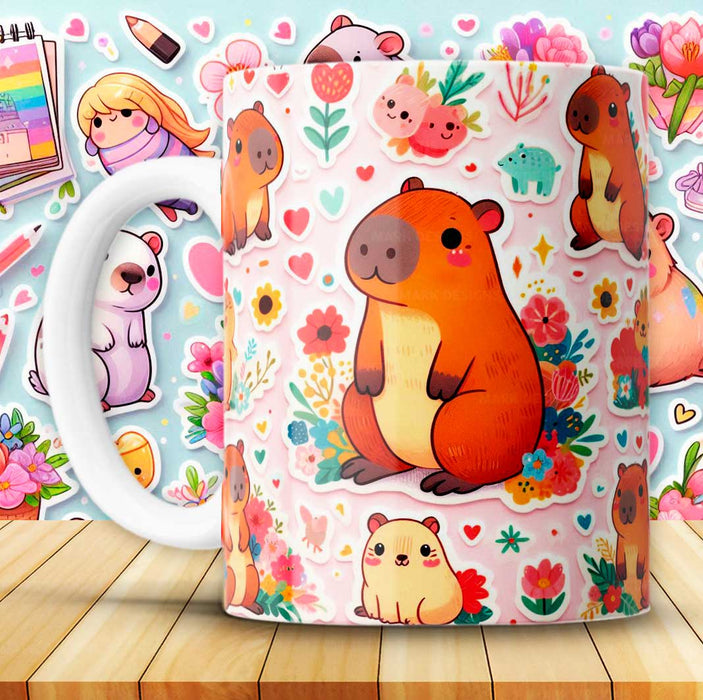 Mug San Valentin Capibara 11 Oz Ref. 33 x 1 Unidad