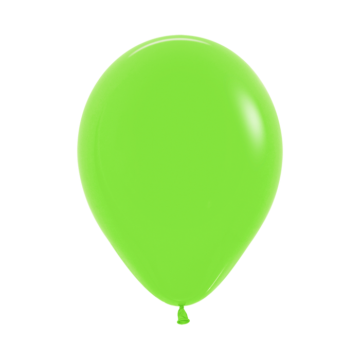 UNIDAD De Globo 031 Verde Lima Fashion R12 x UNIDAD