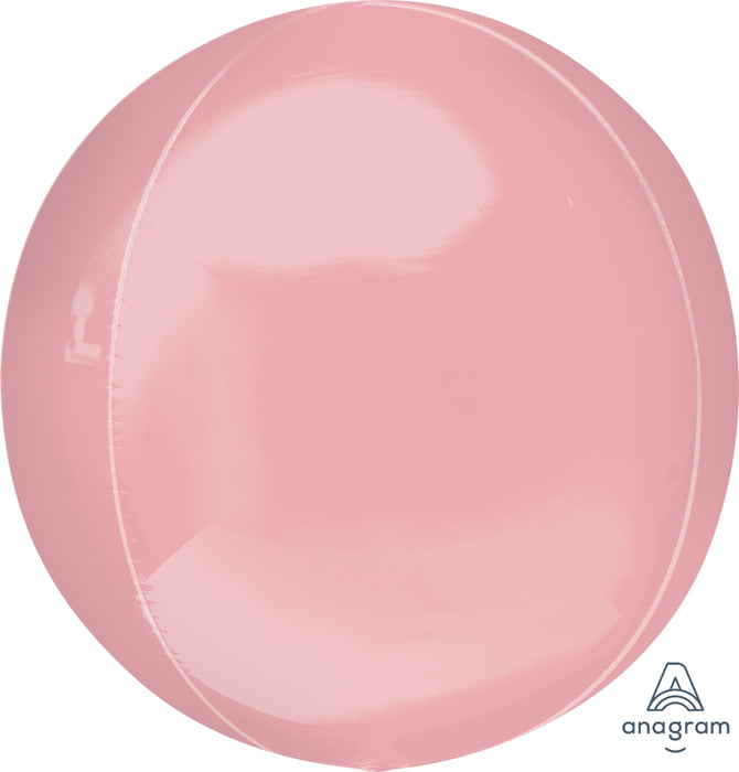Globo Orbz Rosado Pastel 16"