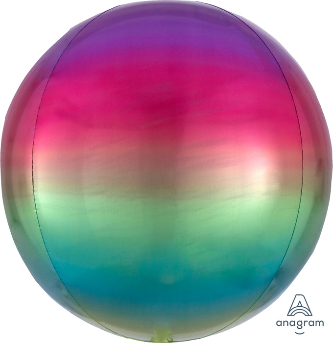 Globo Orbz Ombre Arcoiris Rainbow 16"