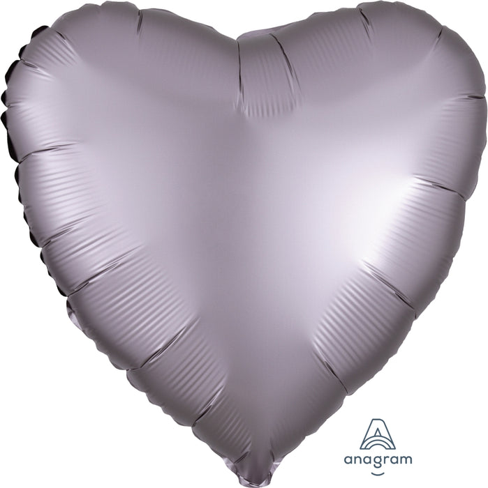 Globo Foil Satin Luxe 18" Corazon Greige Anagram