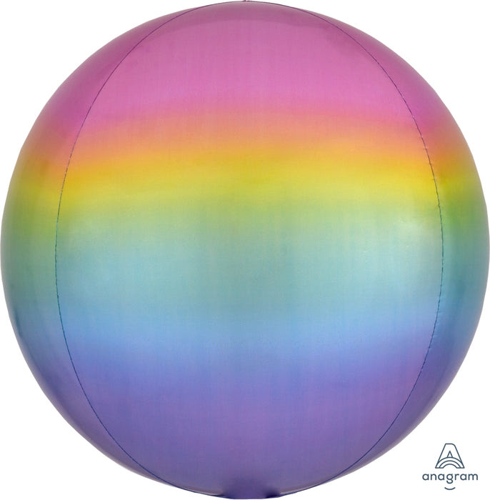 Globo Orbz Ombre Rainbow Arcoiris 16"