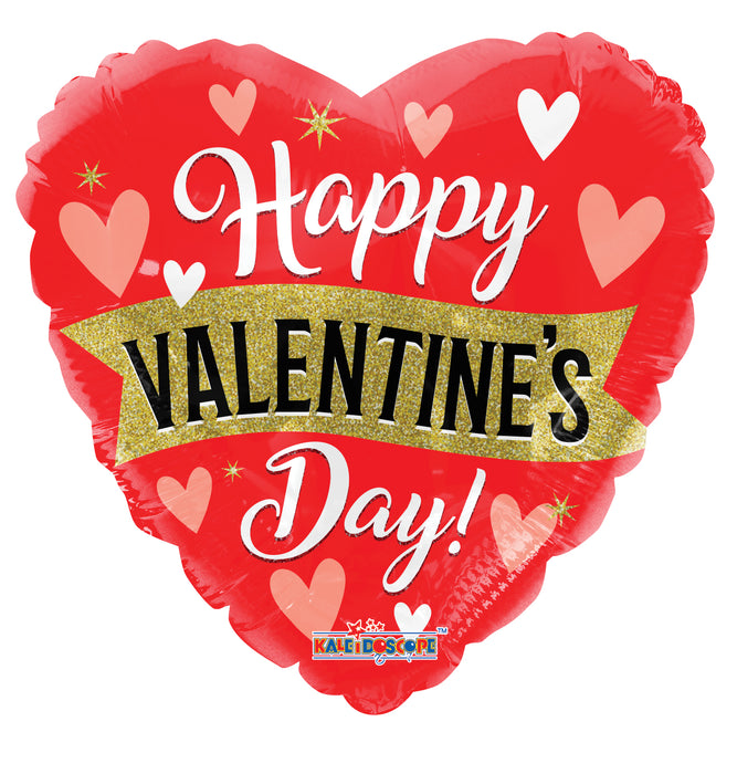 Globo Metalizado Happy Valentines Day 18" Ref. 56