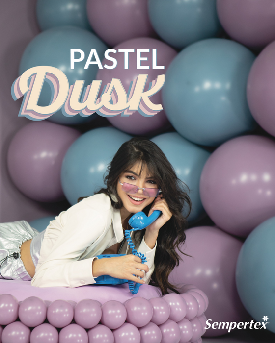 Globo Surtido Pastel Dusk  R9 X 50 Unidades Sempertex