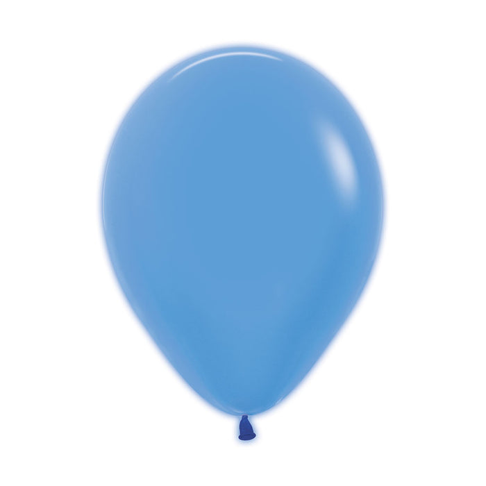 Globo Azul Neon R12 X 50 Unidades Sempertex