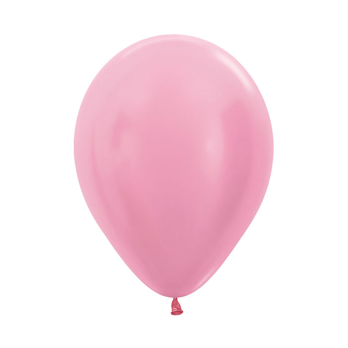 Globo Rosado Satin R12 X 50 Unidades Sempertex