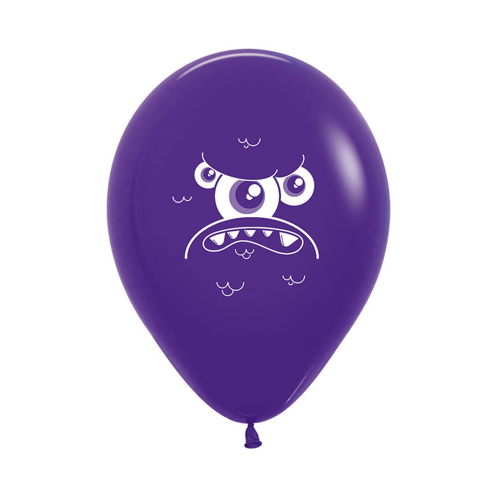 Globo Fashion Impreso Monstruos R12 X 50 Unidades Sempertex
