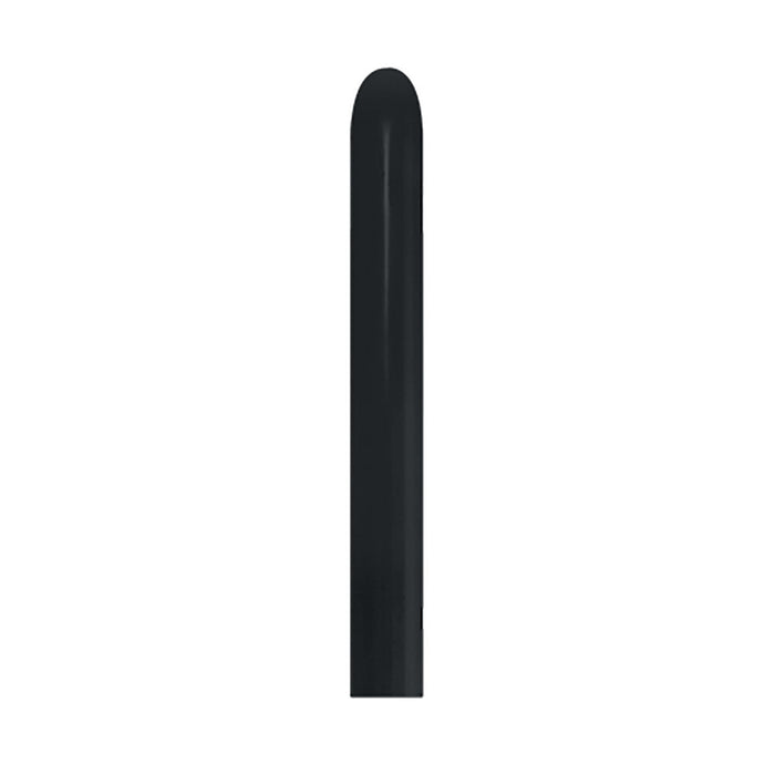 Globo Negro Fashion Tubito 260 x 20 Unidades Sempertex