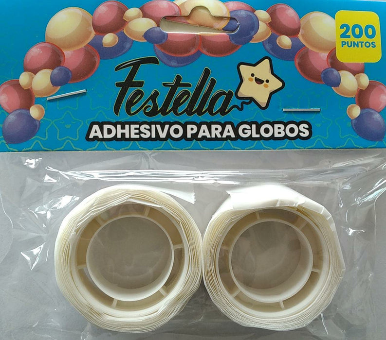 Adhesivo Para Globos linea economica x 200 Puntos