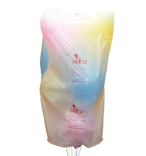 Bolsa plástica para transportar globos inflados Marca Hifloat  paquete x 25 Unidades