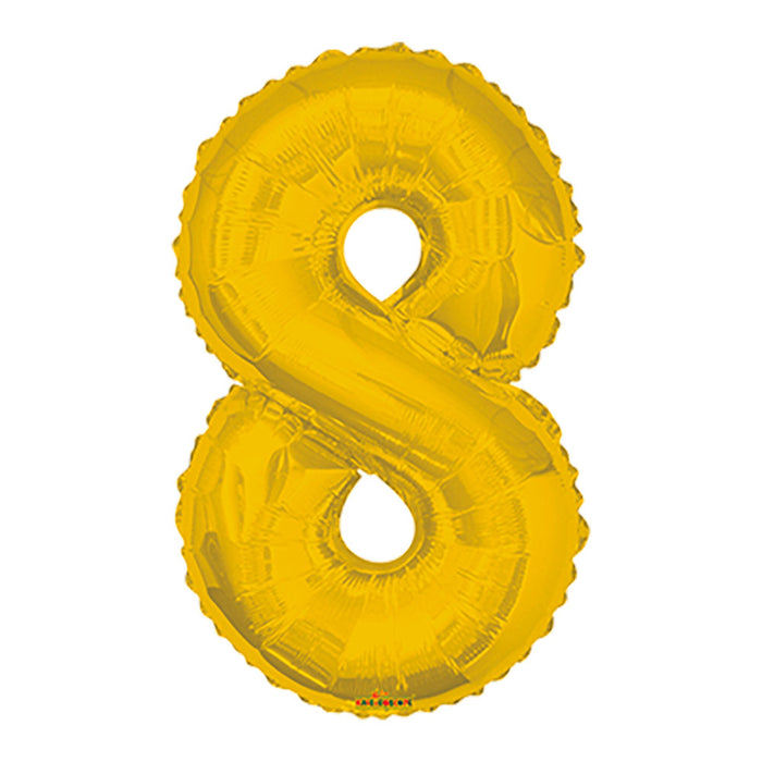 Globo Metalizado # 8 Dorado 25" Sempertex