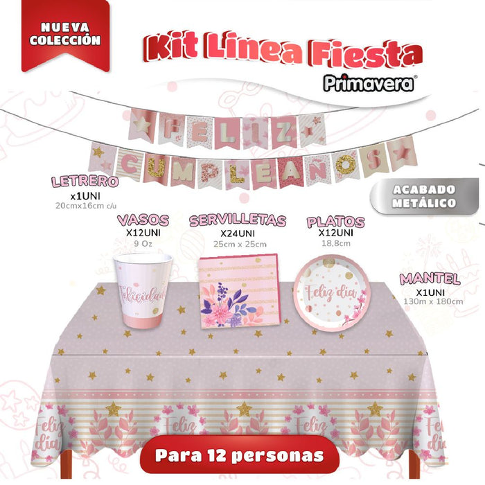 Kit De Fiesta Mujer Marca Primavera